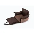 Автокрісло-лежанка в авто Harley&Cho Buggy brown one size коричневий