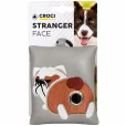 Брелок-диспенсер для пакетів Croci Strange Face Bulldo сумочка з пакетами для фекалій 15 шт сірий