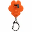 Брелок-ліхтарик для собак Trixie Flasher USB лапка, помаранчевий 35х43 мм