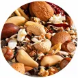 Додатковий корм для великих папуг Versele-Laga Prestige Premium Exotic Nuts ласощі з цілими горіхами 750 г
