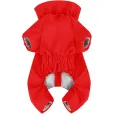 Дощовик для собак WAUDOG Clothes водонепроникний M47 червоний