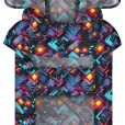 Дощовик-накидка для собак WAUDOG Clothes"Нескінченні світи" з капюшоном S