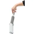 Двостороння щітка для очищення від шерсті Trixie Lint Brush з очищувальною базою, біла/сіра 33 см