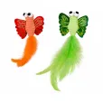 Іграшка для котів Flamingo Butterfly Alea Метелики з котячою м'ятою  2 шт