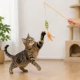 Іграшка для котів WAUCAT Fun Natural Дражнилка з рибкою 60 см
