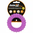 Іграшка для собак AnimAll Fun Кільце з шипами фіолетове 9 см