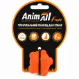 Іграшка для собак AnimAll Fun Куля молекула помаранчева 3 см
