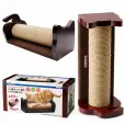 Кігтеточка для котів CattyMan Rolling Стовпчик з каркасом джут 40х20х20 см