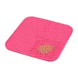 Килимок для злизування WAUDOG Silicone рожевий 190х190х10 мм