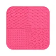 Килимок для злизування WAUDOG Silicone рожевий 190х190х10 мм