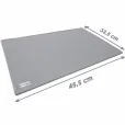Килимок під миски Croci Stilla cиліконовий сірий 45,5x33,5 см