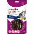 Ласощі для котів Camon Actibones Snak Ребристі палички з тріскою та куркою 45 г