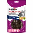 Ласощі для котів Camon Actibones Snak Ребристі палички з тріскою та лососем 45 г