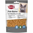 Ласощі для котів Trixie Fish Bones Хрусткі снеки з курячою грудкою та лососем 50 г