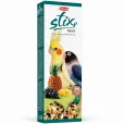 Ласощі для середніх папуг Padovan Stix Fruit Parrocchetti Палички з фруктами 2 шт 100 г