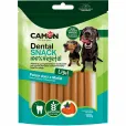 Ласощі для собак Camon Dental Snak Vegetal Каннолі з солодкої картоплі начинені чорницею 10,5 см 100 г