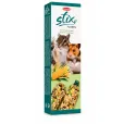 Ласощі для хом'яків, щурів та мишей Padovan Stix Flakes Criceti Палички зі злаковими пластівцями 2 шт 100 г
