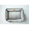 Лежак Harley&Cho Dreamer велюр Gray S сірий 60*45 см