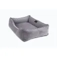 Лежак Harley&Cho Dreamer вельвет Gray M сірий 70*50 см