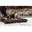 Лежак-понтон Harley&Cho Lounger Waterproof двосторонній Brown XL коричневий 115*85 см