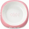 Миска для котів Trixie з рибою керамічна неглибока рожева 200 мл