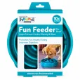 Миска для повільного харчування Outward Hound Fun Feeder Drop велика бірюзова 27,5 см
