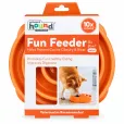 Миска-лабиринт для собак Outward Hound Fun Feeder Swirl, средняя, оранжевая