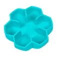 Миска для повільного харчування WAUDOG Silicone блакитна 450 мл