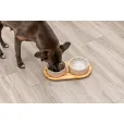 Миски на подставке для собак Trixie Bowl Set Ceramic/Bamboo керамика/бамбук 2*300 мл 12см белый