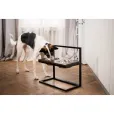 Миски на регулируемой подставке Harley&Cho Lift Brown Wood + Black L