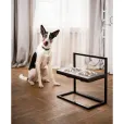 Миски на регулируемой подставке Harley&Cho Lift Brown Wood + Black L
