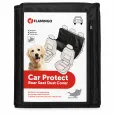 Накидка на сидіння в авто для тварин Flamingo SEAT COVER поліестер чорна 156х128 см
