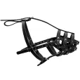Намордник для собак CoLLaR твердий шкіряний №5 32*11 см чорний