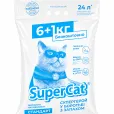 Наповнювач деревний SuperCat стандарт 6+1кг (синій)