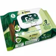 Очищаючі вологі серветки Croci Eco Green Tea With Chlorhexidine для собак і котів з аромаом зеленого чаю та хлорексидином 30шт
