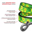 Повідець для собак WAUDOG Nylon "Авокадо" нейлоновий M 2*122 см