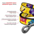 Повідець для собак WAUDOG Nylon "Мохнаті монстри" нейлоновий S 1.5*300 см