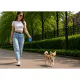 Повідець-рулетка Flexi New Classic S для собак вагою до 12 кг трос 5 м синя