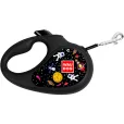 Повідець-рулетка WAUDOG R-leash "NASA" XS для собак вагою до 12 кг стрічка 3 м