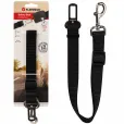 Ремінь безпеки в автомобіль Flamingo Car Safety Belt для собак L чорний 55-85 см / 25 мм