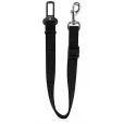 Ремінь безпеки в автомобіль Flamingo Car Safety Belt для собак L чорний 55-85 см / 25 мм
