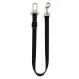 Ремінь безпеки в автомобіль Flamingo Car Safety Belt для собак M чорний 45-70 см / 20 мм