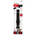 Ремінь безпеки в автомобіль Flamingo Car Safety Belt для собак M чорний 45-70 см / 20 мм