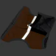 Шлея для собак AiryVest ONE м'яка XS1 помаранчева
