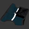 Шлея для собак AiryVest ONE м'яка XS2 блакитна