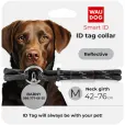 Шнурок для адресника WAUDOG Smart ID з паракорду M 42-76 см / 4 мм чорний