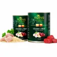 Вологий корм для цуценят Nuevo Dog Junior Chicken & Beef з куркою, яловичиною, рисом та кальцієм 400г