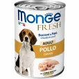Вологий корм для дорослих собак Monge Fresh Dog Adult Chicken Паштет з куркою 400 г