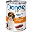 Вологий корм для дорослих собак Monge Fresh Dog Adult Duck Паштет з качкою 400 г
