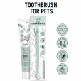 Зубна щітка Tauro Pro Line Pure Nature двостороння для собак та котів